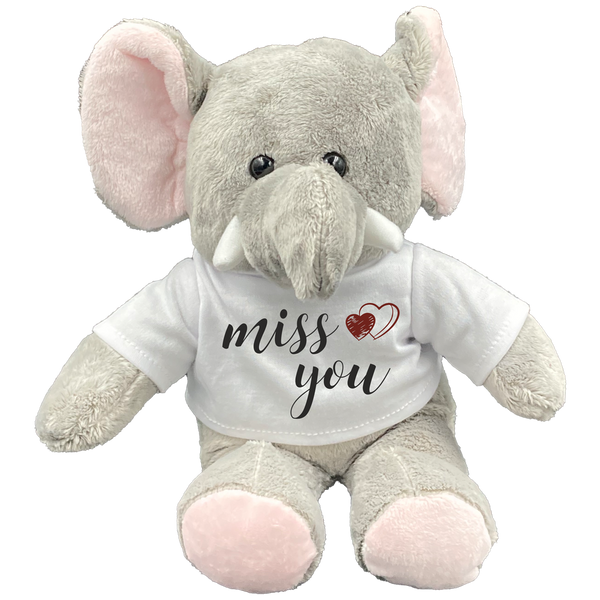 Stofftiere Elefant miss you 