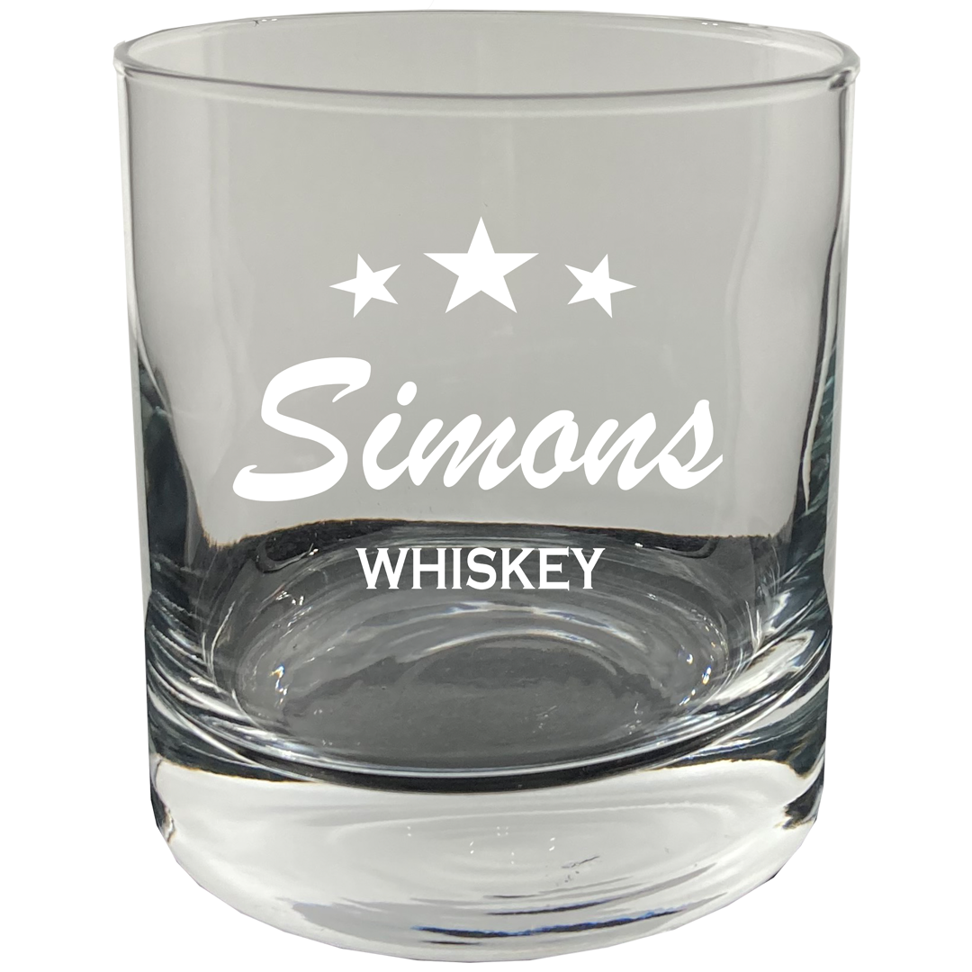 Whiskyglas mit Gravur Name
