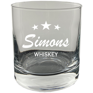 Whiskyglas mit Gravur Name