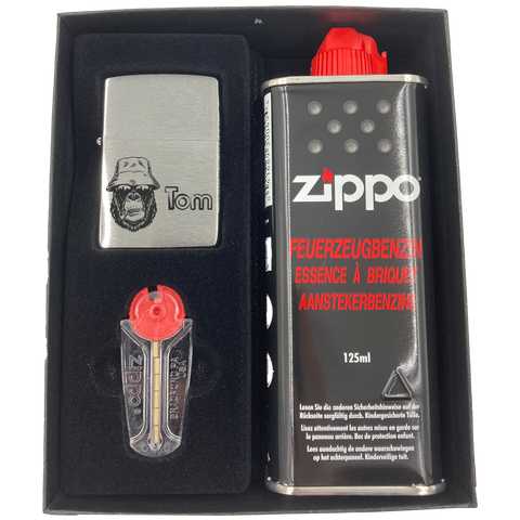 Zippo Feuerzeug mit Namen, Gorilla 